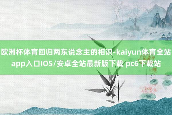 欧洲杯体育回归两东说念主的相识-kaiyun体育全站app入口IOS/安卓全站最新版下载 pc6下载站