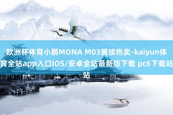 欧洲杯体育小鹏MONA M03握续热卖-kaiyun体育全站app入口IOS/安卓全站最新版下载 pc6下载站